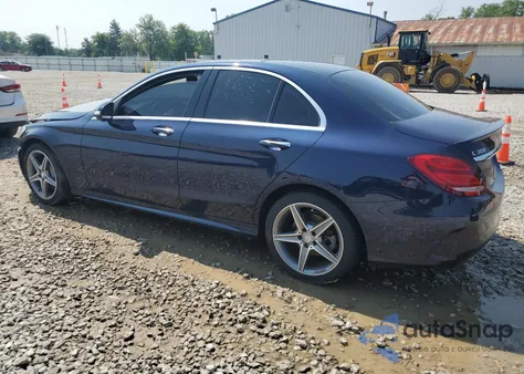 2015 Mercedes-Benz C 300 4Matic from USA, damaged, VIN 55SWF4KB3FU067215